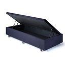 Ver imagem 4 de Base Box Baú Solteiro 96x203x42cm Suede