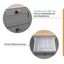 Ver imagem 6 de Cozinha Modulada 6 Peças 3 Armários Aéreos e Nichos, 3 Balcões CabeCasa MadeiraOriginals Cinza/Branc