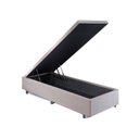 Ver imagem 2 de Base de Box Baú Solteiro 96x203x42cm em Suede