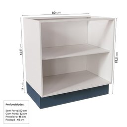 Cozinha Modulada 6 Peças sem Tampo 3 Armários Aéreos e Nichos, 3 Balcões CabeCasa MadeiraOriginals a - 12 Cozinha Modulada 6 Peças sem Tampo 3 Armários Aéreos e Nichos, 3 Balcões CabeCasa MadeiraOriginals a - 12