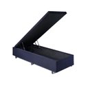 Ver imagem 2 de Base de Box Baú Solteiro 96x203x34cm em Suede