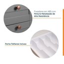 Ver imagem 4 de Cozinha Modulada 6 Peças sem Tampo 3 Armários Aéreos e Nichos, 3 Balcões CabeCasa MadeiraOriginals C
