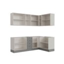 Ver imagem 7 de Cozinha Modulada 6 Peças sem Tampo 3 Armários Aéreos e Nichos, 3 Balcões CabeCasa MadeiraOriginals