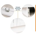 Ver imagem 6 de Lavanderia Modulada 3 Peças 2 Armários Aéreos 1 Balcão 2 Portas CabeCasa MadeiraOriginals Branco