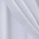 Ver imagem 3 de Cortina Voil Cross Branco Forro Microfibra 3.00 X 2.30 Ilhós Cromado