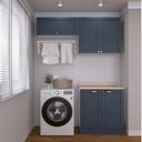 Ver imagem 1 de Lavanderia Modulada 3 Peças 2 Armários Aéreos 3 Portas 1 Balcão Arizona CabeCasa MadeiraOriginals