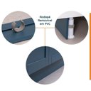 Ver imagem 6 de Lavanderia Modulada 3 Peças 2 Armários Aéreos 3 Portas 1 Balcão Arizona CabeCasa MadeiraOriginals