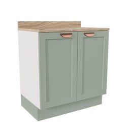 Lavanderia Modulada 3 Peças 2 Armários Aéreos 1 Balcão 2 Portas Cabecasa Madeiramadeira - 14