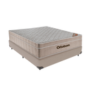 Ver imagem 1 de Cama Box Casal Bege e Colchão Airtech Springpocket Molas Ensacadas Ortobom