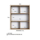 Ver imagem 6 de Nicho para Banheiro Organizador com Pratelerias