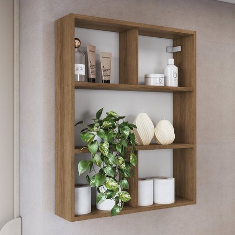 Nicho para Banheiro Organizador com Pratelerias