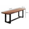Conjunto de Jantar Mesa 210cm com 2 Bancos Rústico Industrial Lumber CabeCasa MadeiraOriginals - 9