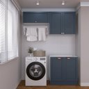 Ver imagem 1 de Lavanderia Modulada 3 Peças sem Tampo 2 Aéreos 3 Portas 1 Balcão Arizona CabeCasa MadeiraOriginals