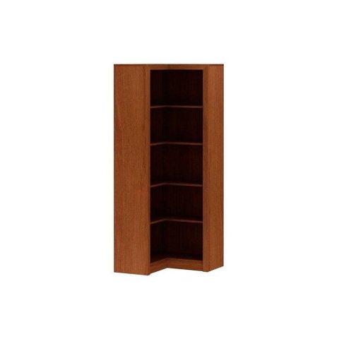 Módulo de Quarto Casal Closet Canto Oblíquo Me4132 C/ 4 Prateleiras Aberto S/ Portas Amêndoa -