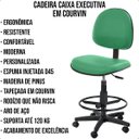 Ver imagem 5 de Cadeira Caixa Alta Executiva Courvin com Rodízios
