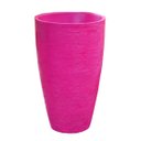 Ver imagem 1 de Vaso Planta 65x40 Oval Moderno Polietileno - ROSA 022