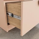 Ver imagem 7 de Mesa de Cabeceira Infantil Planejada com 2 Gavetas Joy Kids CabeCasa MadeiraOriginals Rosa/Salmão