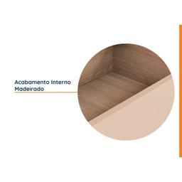 Mesa de Cabeceira Infantil com 2 Gavetas Joy Kids Cabecasa Madeiramadeira - 6