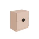 Ver imagem 3 de Mesa de Cabeceira Infantil Planejada com 2 Gavetas Joy Kids CabeCasa MadeiraOriginals Rosa/Salmão