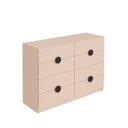 Ver imagem 3 de Cômoda Infantil 8 Gavetas Joy Kids CabeCasa MadeiraOriginals