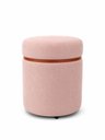 Ver imagem 3 de Puff com Cinta Superior Cobre Fosco Rosa Linho - Let Móveis