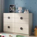 Ver imagem 1 de Cômoda Infantil Planejada 8 Gavetas Joy Kids CabeCasa MadeiraOriginals Cinza
