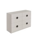 Ver imagem 3 de Cômoda Infantil 8 Gavetas Joy Kids CabeCasa MadeiraOriginals