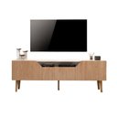 Ver imagem 2 de Rack Moderno 155cm Branco 3 Portas TV até 65" Byhouse
