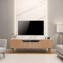 Ver imagem 6 de Rack Moderno 155cm Branco 3 Portas TV até 65" Byhouse