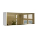 Ver imagem 1 de Armário Aéreo Florença 120cm 2 Portas MDP Porta Correr Branco Multimóveis