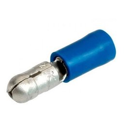 Kit Terminal Bala Fêmea e Macho Pré Isolado Azul 50pares - 3