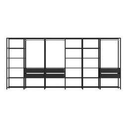 Guarda-Roupas Closet Modulado 405cm 6 Peças com 6 Gavetas e Cabideiros Multimóveis MP4322  - 5