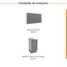 Lavanderia Modulada 2 Peças 1 Armário Aéreo 3 Portas 1 Balcão CabeCasa MadeiraOriginals - 3