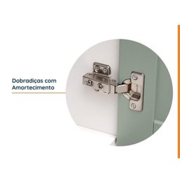 Lavanderia Modulada 2 Peças 1 Armário Aéreo 3 Portas 1 Balcão Cabecasa Madeiramadeira - 5