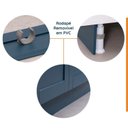 Ver imagem 5 de Lavanderia Planejada 2 Peças sem Tampo 1 Armário Aéreo 3 Portas 1 Balcão CabeCasa MadeiraOriginals Azul/Branco