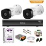 Kit 2 Câmeras de Segurança HD 720p Intelbras VHD 1010B G6 + DVR Gravador de Video Inteligente - 1