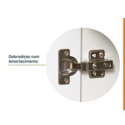 Lavanderia Modulada 3 Peças 2 Armários Aéreos 4 Portas 1 Balcão Cabecasa Madeiramadeira - 5