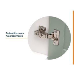 Lavanderia Modulada 3 Peças 2 Armários Aéreos 4 Portas 1 Balcão Cabecasa Madeiramadeira - 4