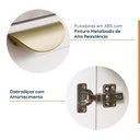 Ver imagem 4 de Lavanderia Modulada 3 Peças sem Tampo 2 Armários Aéreos 4 Portas 1 Balcão CabeCasa MadeiraOriginals Branco