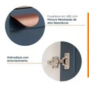Ver imagem 6 de Lavanderia Planejada 3 Peças sem Tampo 2 Armários Aéreos 4 Portas 1 Balcão CabeCasa MadeiraOriginals Azul/Branco
