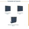 Lavanderia Modulada 3 Peças sem Tampo 2 Armários Aéreos 4 Portas 1 Balcão CabeCasa MadeiraOriginals - 3