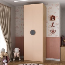 Guarda Roupa Infantil Modulado 2 Portas com Cabideiro Joy Kids CabeCasa MadeiraMadeira - 2