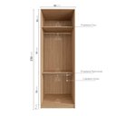 Ver imagem 6 de Guarda Roupa Infantil Modulado 2 Portas com Cabideiro Joy Kids CabeCasa MadeiraOriginals