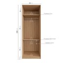 Ver imagem 5 de Guarda Roupa Infantil Planejado 2 Portas com Cabideiro Joy Kids CabeCasa MadeiraOriginals