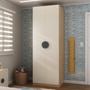 Ver imagem 2 de Guarda Roupa Infantil Modulado 2 Portas com Cabideiro Joy Kids CabeCasa MadeiraOriginals