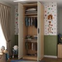 Ver imagem 3 de Guarda Roupa Infantil Planejado 2 Portas com Cabideiro Joy Kids CabeCasa MadeiraOriginals