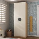 Ver imagem 1 de Guarda Roupa Infantil Planejado 2 Portas com Nichos e Cabideiro Joy Kids CabeCasa MadeiraOriginals