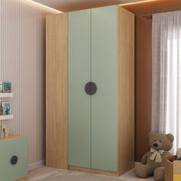 Guarda Roupa Infantil Modulado de Canto 2 Portas Joy Kids CabeCasa MadeiraMadeira - 2