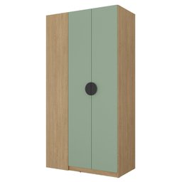 Guarda Roupa Infantil Modulado de Canto 2 Portas Joy Kids CabeCasa MadeiraMadeira - 4