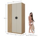 Ver imagem 5 de Guarda Roupa Infantil Modulado de Canto 2 Portas Joy Kids CabeCasa MadeiraOriginals